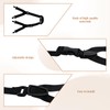 2Pcs Hard Hat Chin Strap,Adjustable Safety Helmet Strap,Black Chin Strap
