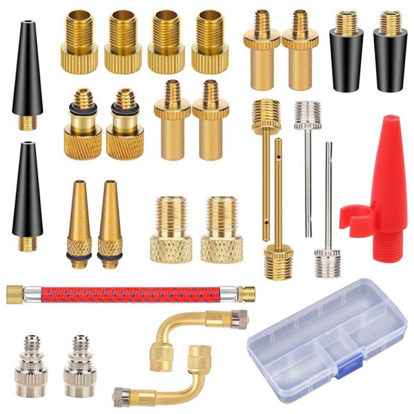 Bicycle Valve Adapter Set Bicycle, Bicycle Valve Set, Air Pump