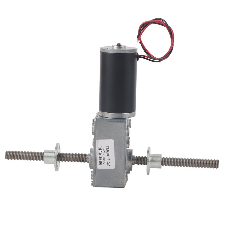 Worm Gear Motor Right and Left Hand Shaft Coaxial M8