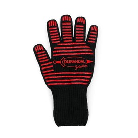 Durandal Barbecue Glove Heat Resistant up to 250°C - Fireproof Glove - Pot Holder Glove - Oven Glove - Oven Glove - Grill Glove - Heat Protection Glove - Grill Accessories