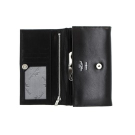 Golden Head Colorado RFID French Coin Purse Wallet Black, black, Casual