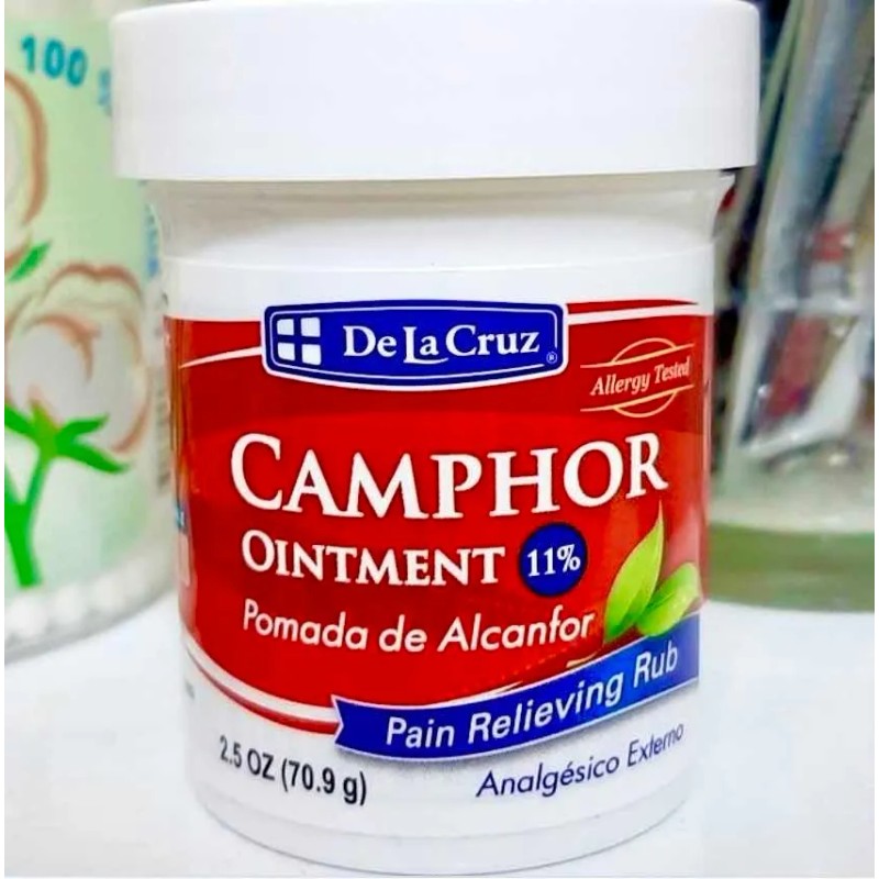De La Cruz Ungüento Pomada De Alcanfor Para Aliviar El