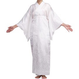 [TOuWA] Nagajuban, Kimono Inner, Washable, Half Collar, Tailored Design, All Year, Women's, Shrine Visiting, For Autumn Leaves, Weddings, Brides, Parties, Tea Parties, white, LL
