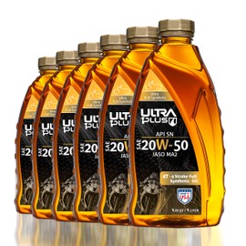 Ultra1Plus SAE 20W-50 Full Synthetic 4T Engine Oil, API SN, JASO MA2 (6)