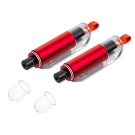 Ohleats 2 PCS Car Safety Hammer, Mini Multi-Functional Spring Hammer Emergency Glass Window Breaker, Portable U-Shaped Spring-Loaded Safety Hammer for Vehicles, Car Accessories (Red)