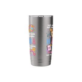Groovy Maestra De Español Spanish Teacher Maestra Bilingue Stainless Steel Insulated Tumbler