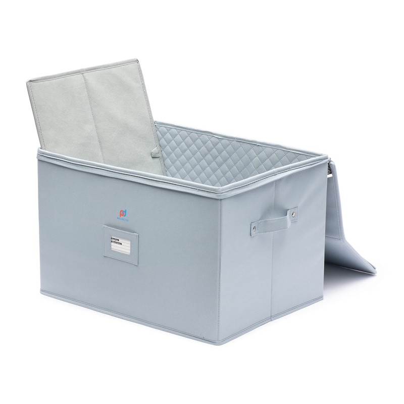MOJECTO Extra Large Tall Hard Stemware Storage Box (20x15.5x13.2 In).