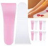 10Pcs Hair Wax Cleansing Spatulas Depilatory Cream Scraper Board Home