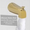 Westbrass Nose Diverter 5-1/2" Brass Tub Spout, Polished Brass, D311-01