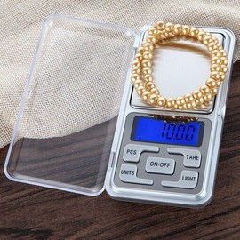 Techtongda 500g x 0.01g Precision Digital Gram Pocket Jewelry Scale LCD Display Mini Scale