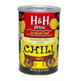 30 Minute Chili Mix - Southwestern Chuck-Wagon Style - Mild (20 Oz Can. Makes 16-ea. 40-Oz Batches of Chili)
