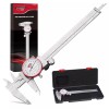 STANDARD GAGE Metric Dial Caliper Measuring Tool 0-150mm Range 4-Way