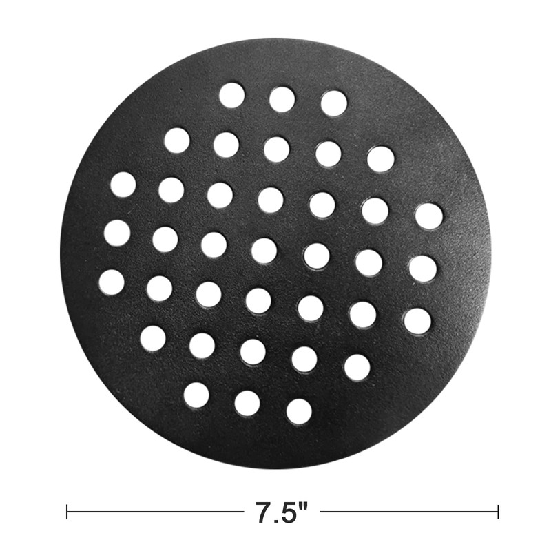 Quantfire 7.5" Cast Iron Bottom Fire Grate, BBQ High Heat