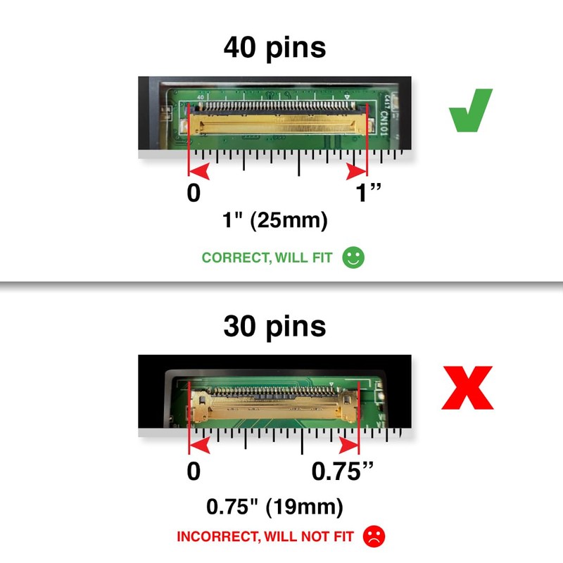 LCDBros Replacement Screen for ASUS TUF A16 FA617NT-A16.R77700 40 Pins