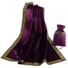 BLESSUME Wicca Square Altar Tarot Table Cloth for Reading with