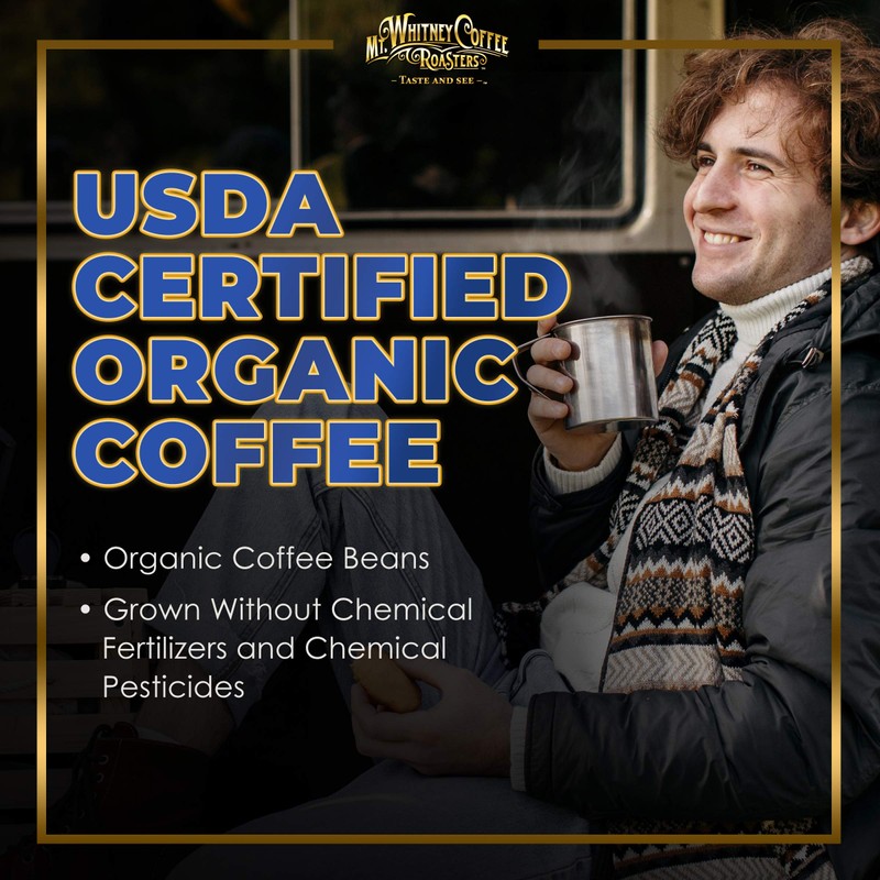 Mt. Whitney Organic Gayo Mountain Sumatra, Medium Dark Roast, Low