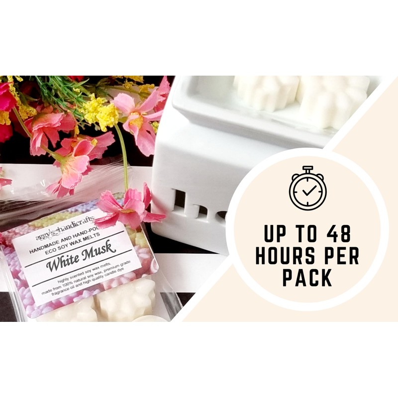 White Musk Highly Scented Soy Wax Melts