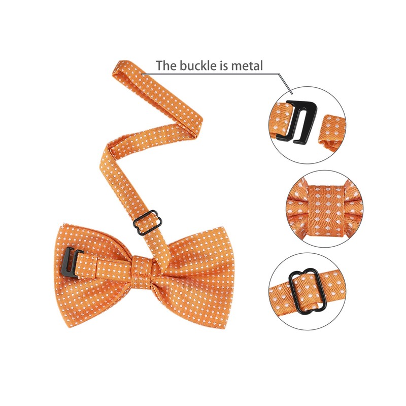 Allegra K One-Touch Bowtie, Polka Dot Pattern, Adult, Formal Bowtie,