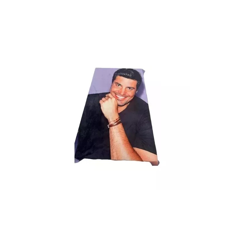 CUPRISHDIKALUR STORE Frazada Cobija Cantante Chayanne Individual Varios Modelos