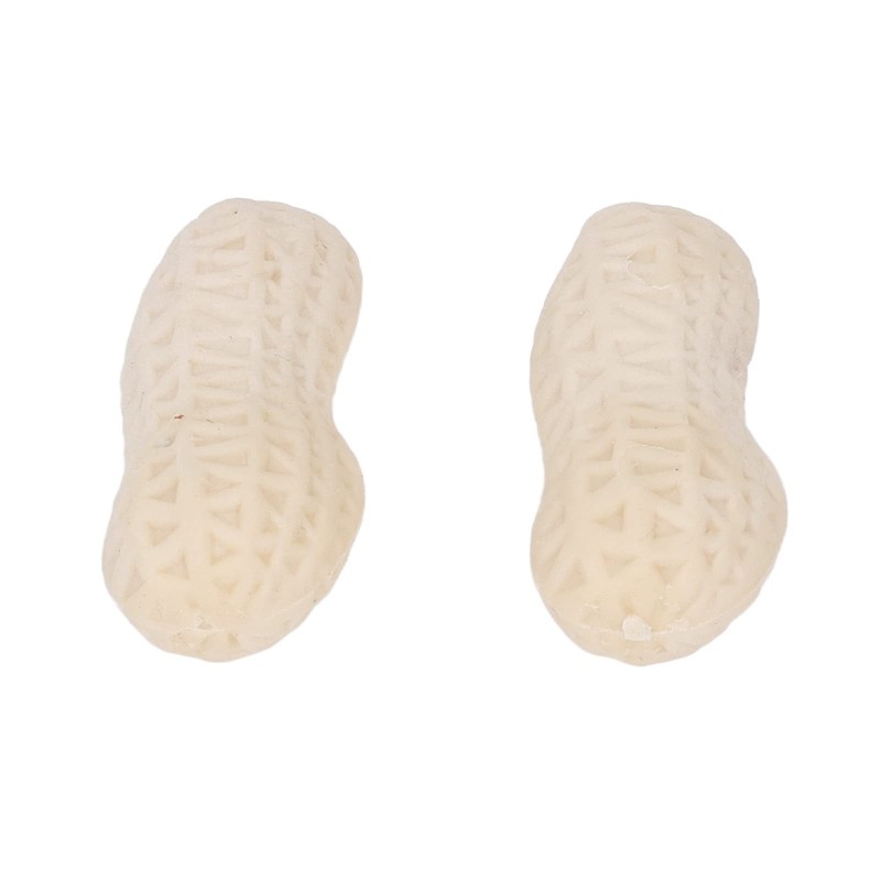 100pcs Pencil Eraser Peanut Shape Flavor Pattern Correction Eraser Learning