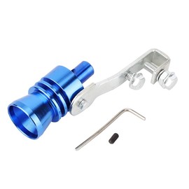 Akozon Turbo Sound Whistle, Aluminium Alloy Car Turbine Whistle Exhaust Pipe Speaker for Car Turbo Whistle Exhaust Replacement (Blue)