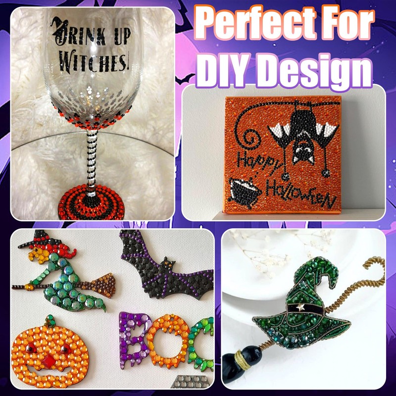 Colorful Rhinestone Bedazzling Kit Resin Jelly Gem