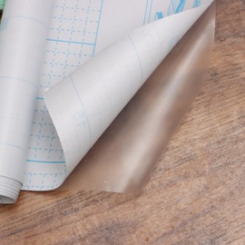 Heroad Clear Contact Paper Multipurpose Adhesive Shelf Liner Film Removable Protective Film Matte Liners Drawers Shelves Laminated Plastic Windows Films Windows 17.7inx10ft /Roll