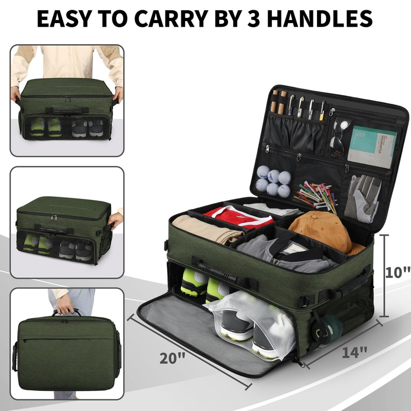 Extra Large Golf Trunk Organizer, Golf Gifts for Men Golfers,