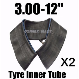TDR 2pcs 3.00-12" 80/100-12" Rear Inner Tube for 50cc 70cc 90cc 110cc 125cc 140cc 150cc Dirt Pit Trail Bike