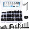 SATANTECH 1600PCS Metric Screw Assortment M2 M3 M4 M5, Grade