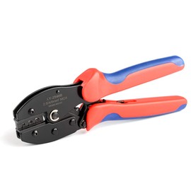 IWISS Solar PV Panel Crimping Tool Kit, c/w Solar Connector Crimper works for AWG14-10,2.5/4/6mm², Solar Connectors, Wire Cable Cutter, Solar Spanner Wrench, All in One Oxford Bag