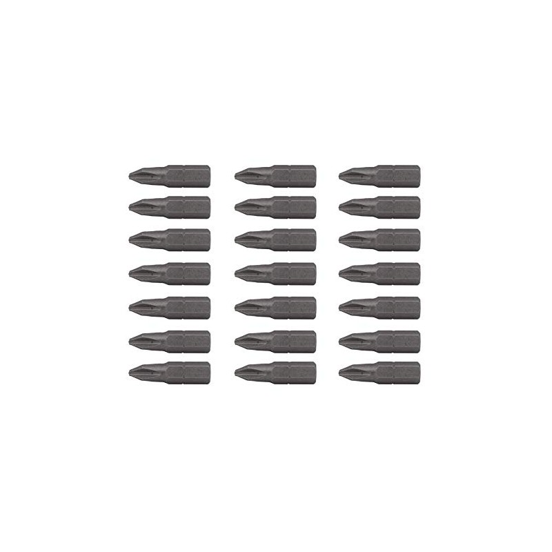 Edward Tools PH2 Screwdriver Bits Pack of 20-1” Phillips Screw