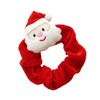 Christmas Scrunchie Hair Band Elastic Ponytail Tie Soft Colourful Funny