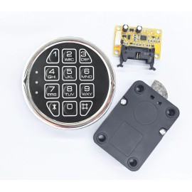 MOUNT Gun Safe Lock Replacement Chrome Digital Keypad Swingbolt Lock For Safe Box