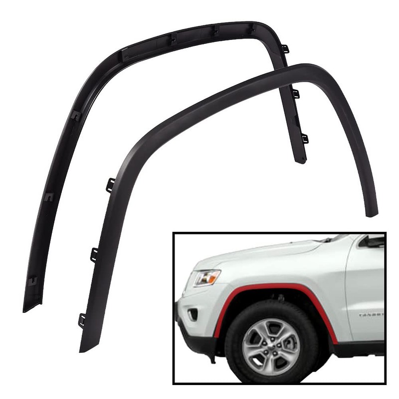 G-PLUS Front Driver & Passenger Side Fender Trim, Compatible with