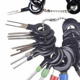 26Pcs Car Terminals Removal Tools,Auto Wire Connector Terminal Pin Extractors Puller Wiring Crimp Connector Repair Remover Key Tools Set, Terminal Removal Tool