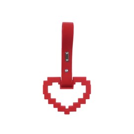 JDM TSURIKAWA Red Masic Heart Ring Subway Train Bus Handle Strap Charm Drift