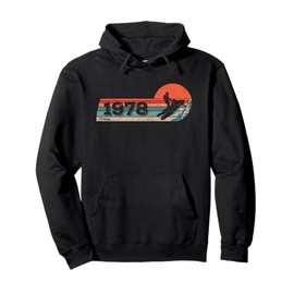 Snowmobiling Snow-motorcycle born 1978 Birthday Snowmobile Pullover Hoodie
