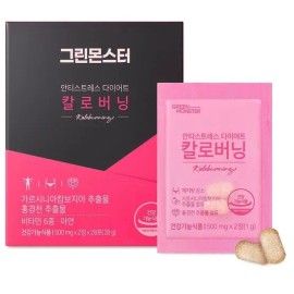 Green Monster [Che] Green Monster Calo Burning 28 packets, 2 weeks worth 3473136 / [체 ] 그린몬스터 칼로버닝 28포 2주분 3473136