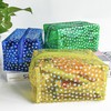 TotePrint Waterproof Transparent Makeup Bag Shiny Diamond Pattern Bag 2pcs,
