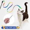 Cobee 6 Packs Cat Wand Toy Set 30Cm Cat Interactive