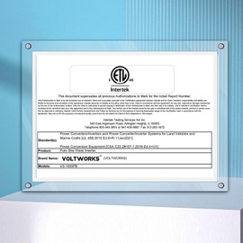 1000 Watt Pure Sine Wave Power Inverter ETL UL458 12V DC to 110V 120V AC 1000W for Home RV Truck Off-Grid Solar Compatible with Lithium Battery with LCD Display [3 Years Warranty] by VOLTWORKS