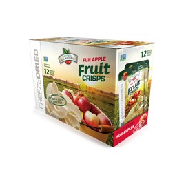 Brothers-All-Natural, Freeze Dried - Fruit Crisp, Fuji Apples, 12 Seperately Packed, 4.23 oz (120 g)