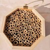 Mason Bee House, Handmade Wooden Bee Hive Bee House Carpenter
