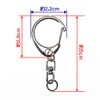 Stainless Steel Bullet Keychain Pendant Top Pill Case, Stainless Steel