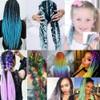 3 Pieces Colorful Jumbo Braiding Hair Extensions 3 Tone Ombre