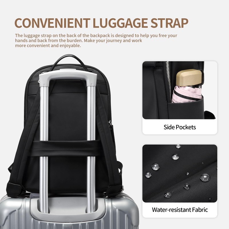 GOLF SUPAGS Womens Laptop Backpack with Separate Laptop Compartment Water