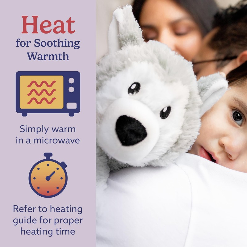 Warmies Microwavable & Stuffed Animals, Husky - Heated Stuffed Animal