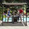 Verano Garden Grill Gazebo with 8'L X 4.6'W Canopy, Single-Tier