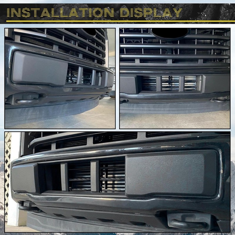 KUAFU Front Bumper Lower Grille Trim Panel Compatible with 2015